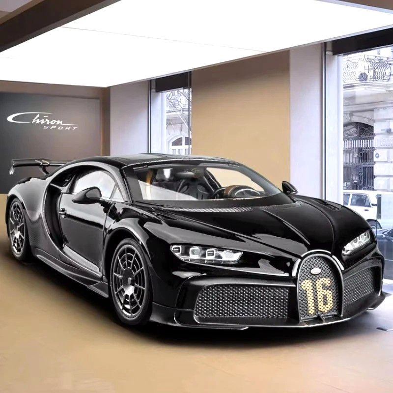NEW 1:18 Bugatti Chiron Pur Sport Car Diecast Alloy Metal Model Collection Gift