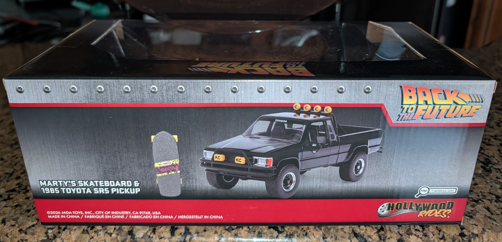 Back to the Future 1985 Toyota SR5 Pickup Truck 1:24 Diecast Black In Hand!!🔥🔥