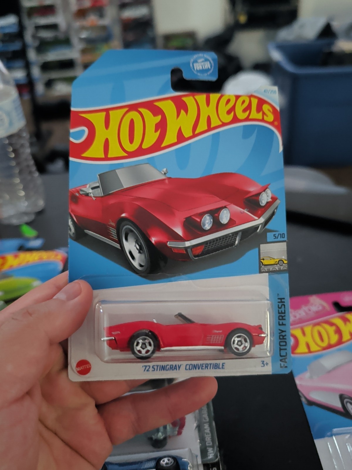 Hot Wheels Barbie The Movie 1:64 1956 Corvette Pink HW Screen Time Unopened