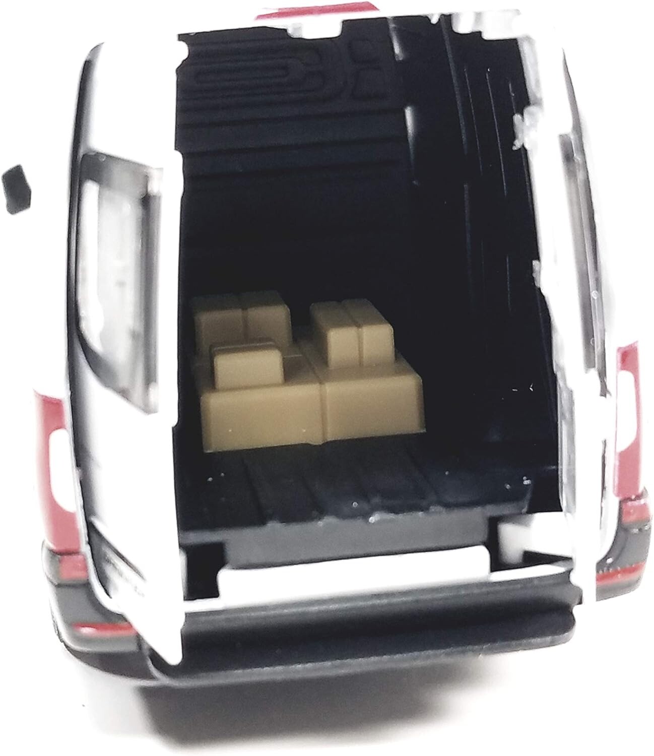 KiNSMART 2019 Mercedes-Benz Sprinter Cargo Van White 1:48 Scale Die Cast Metal