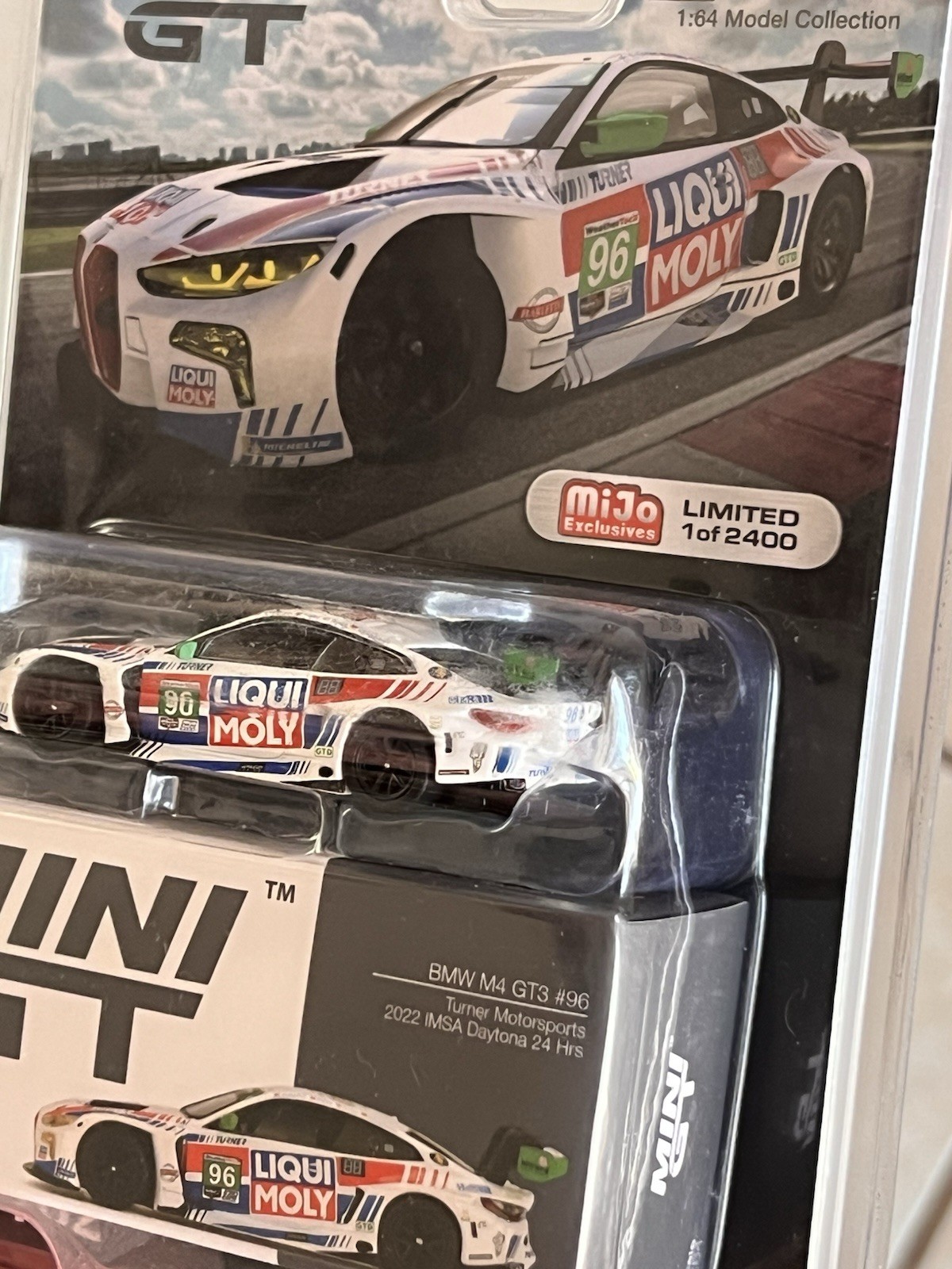 Mini GT 1:64 Diecast BMW M4 GT3 #96 Turner Motorsport IMSA 2022 Unopened Box