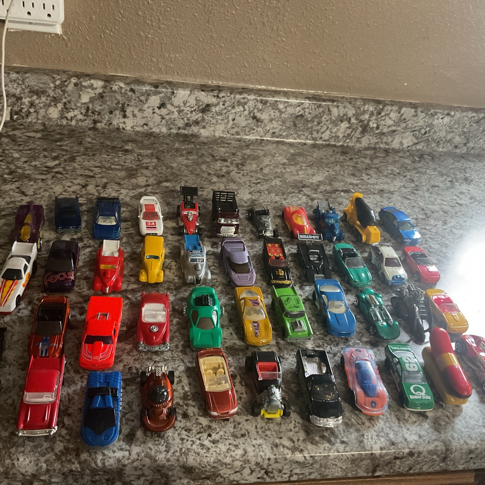 Hot Wheels, Matchbox, McDonald’s Car Lot Of 43 Cars Mostly Hot Wheels