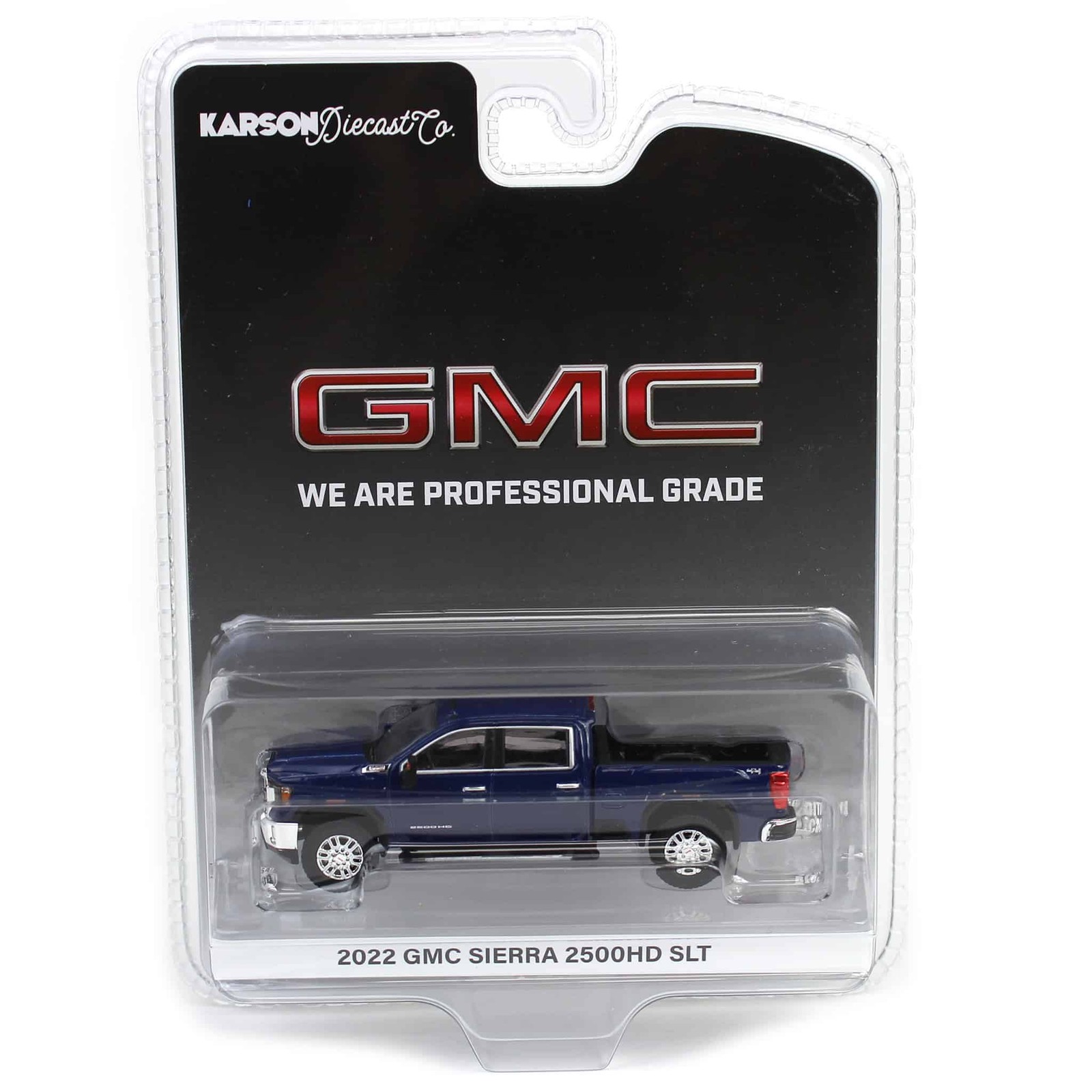 1/64 2022 GMC Sierra 2500HD SLT, Pacific Blue, Diecast Exclusive 51561-B