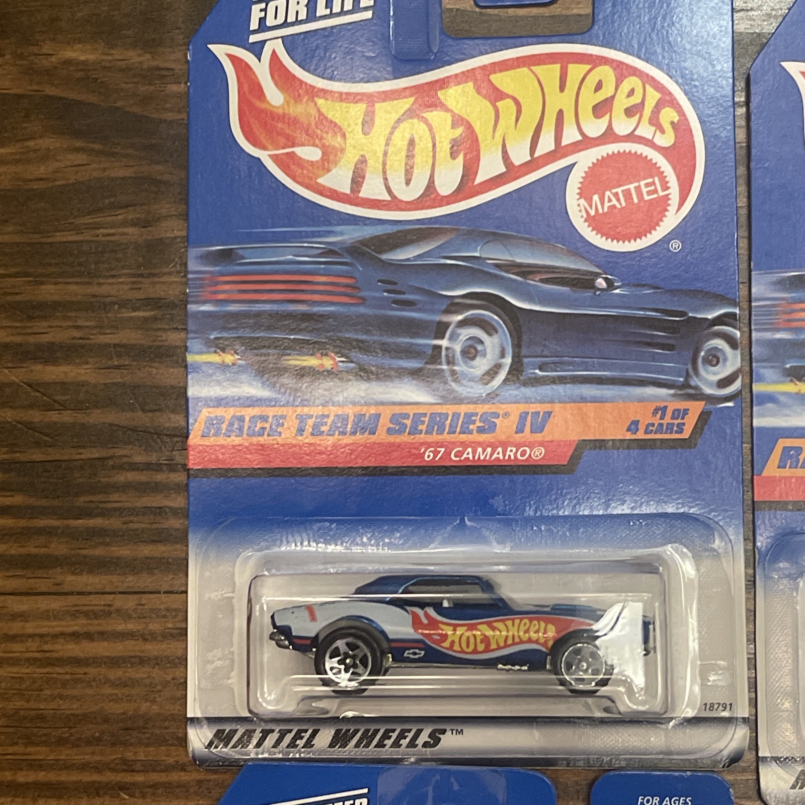 1998 Hot Wheels Race Team Series IV Complete Set – Collector #725, 726, 727, 728