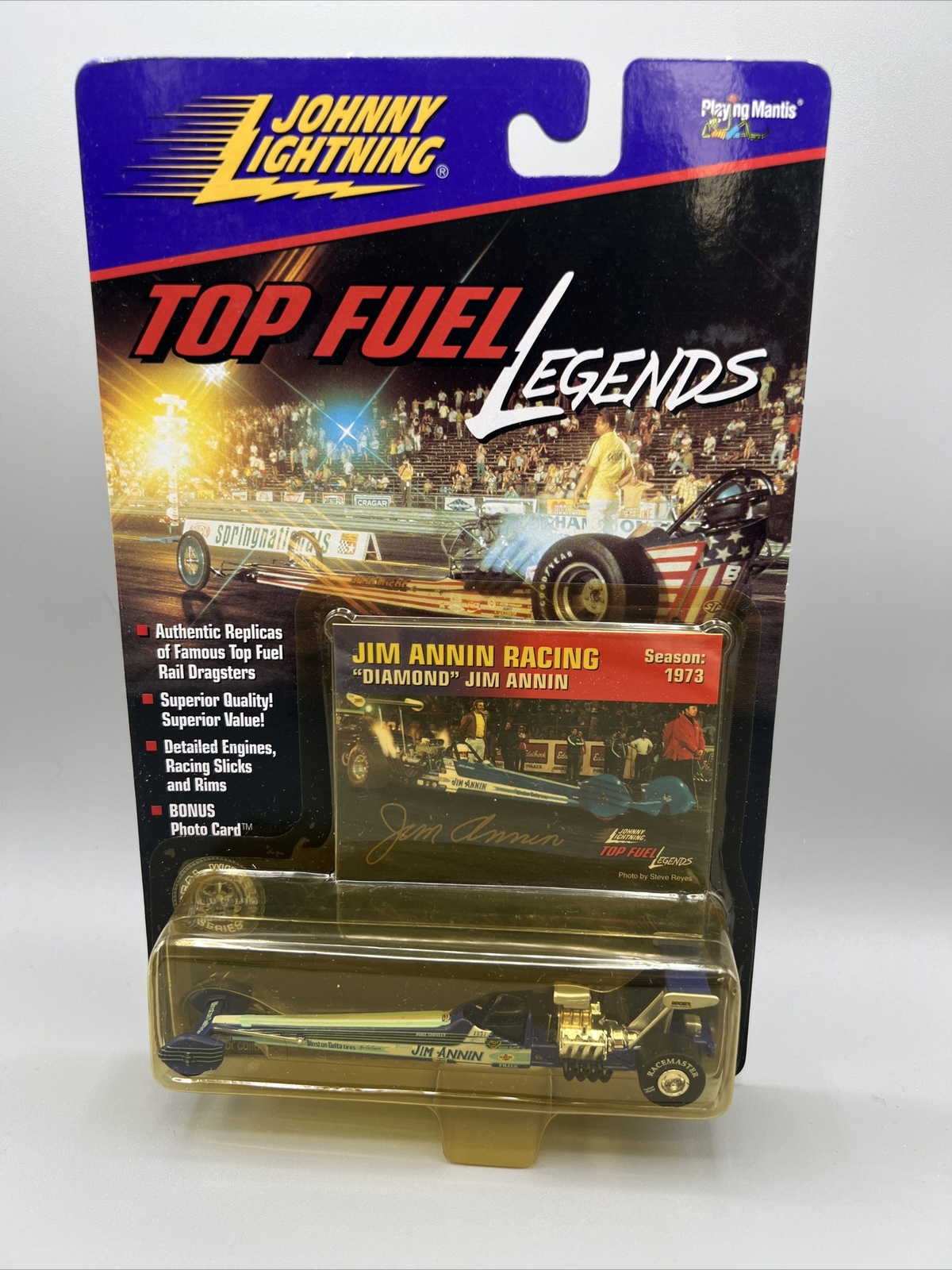 JOHNNY LIGHTNING DIAMOND JIM ANNIN RACING 1973 Season TOP FUEL LEGENDS 1:64