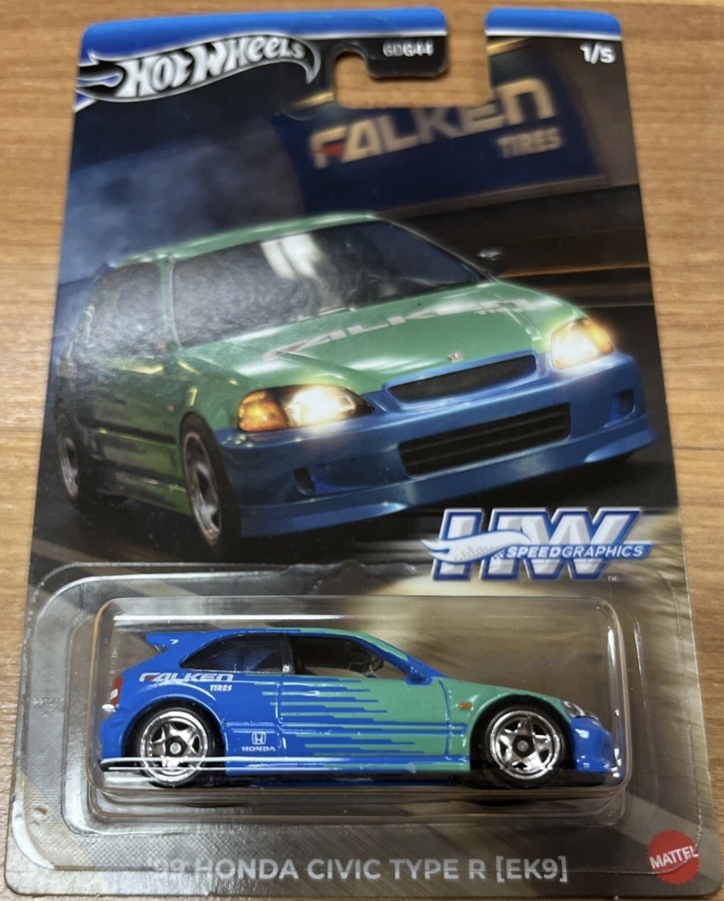 2024 Hot Wheels Silver Series ‘99 Honda Civic Type R EK9 Falken – Speed Graphics