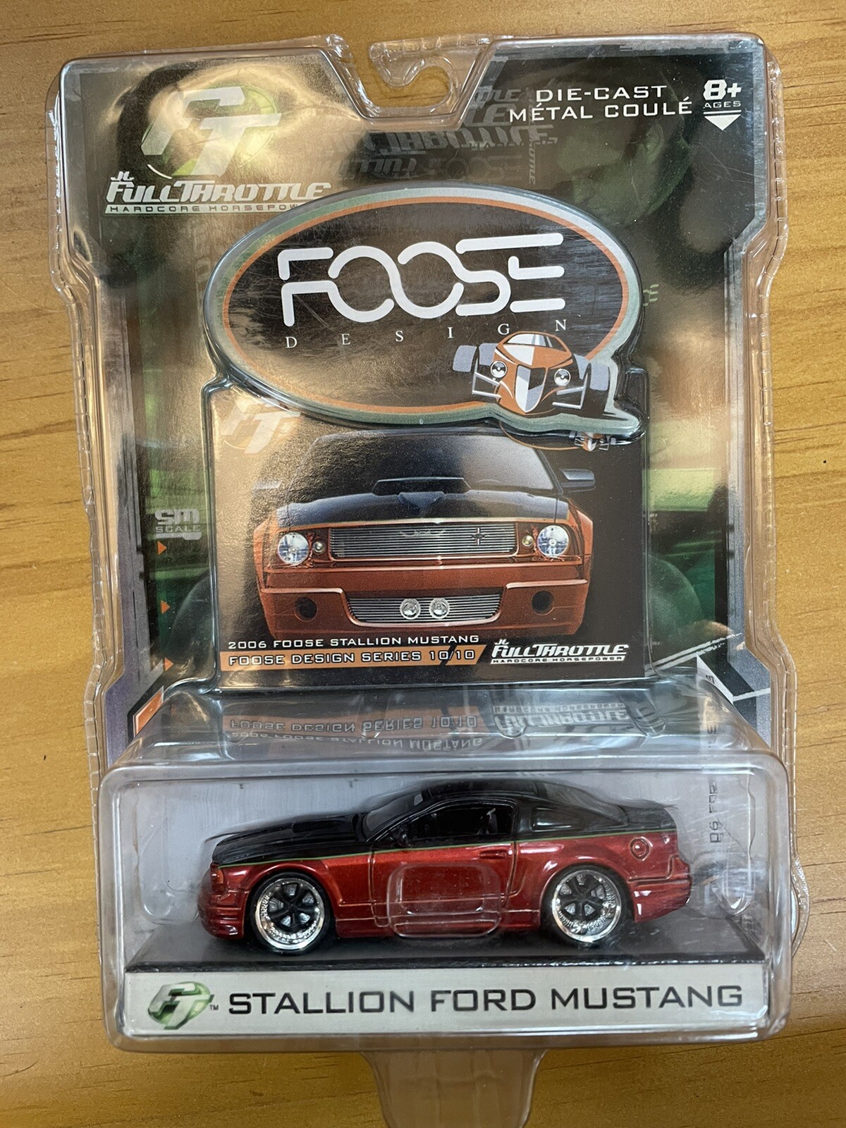 Metallic Orange #5/10 Full Throttle FOOSE 69 Chevy Camaro Car 1/64 Scale NEW