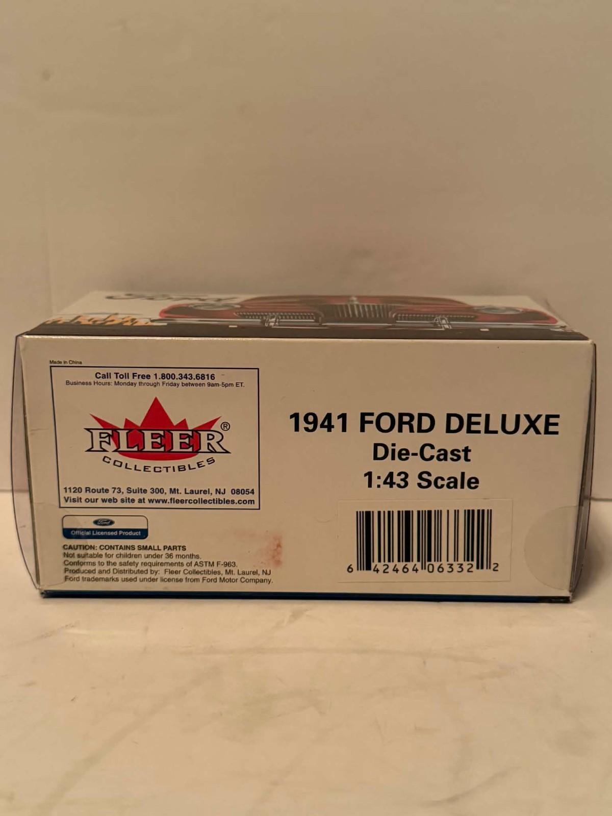 1941 Ford Two Door Sedan Fleer 1:43 Die-Cast in Box – PICK YOUR COLOR!!! NIB