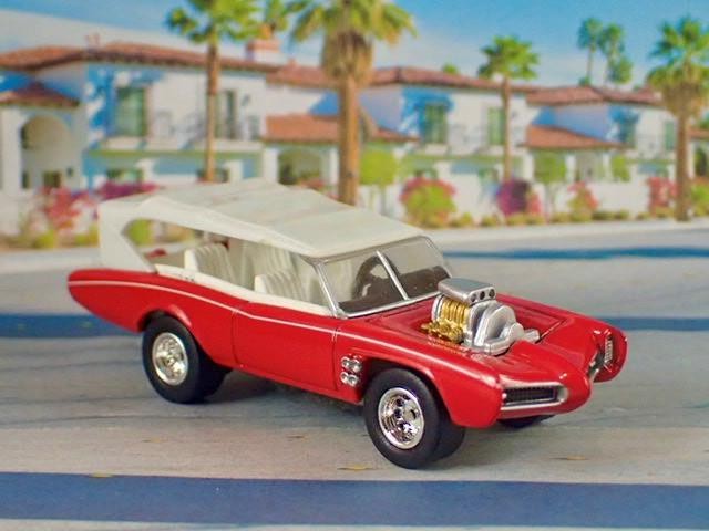 1966 Supercharged 389ci V8 Pontiac GTO MONKEEMOBILE by Dean Jeffries 1/64 LE II