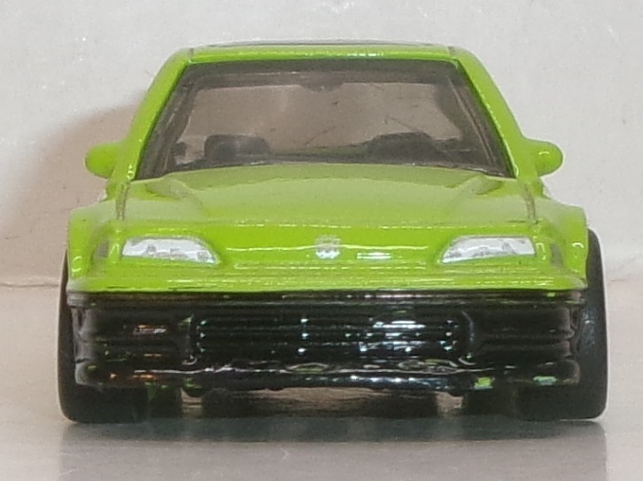 LOOSE 2025 HOT WHEELS 1:64 GREEN ’90 HONDA CIVIC EF WHEEL SWAP REAL RIDERS