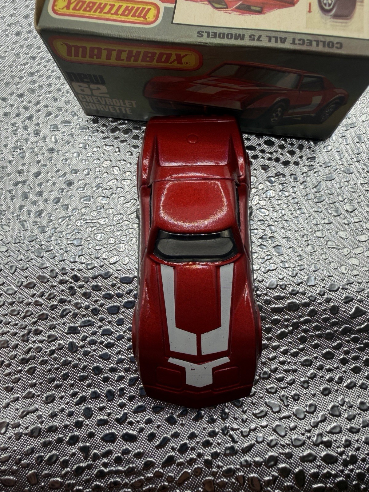 Matchbox Super Fast- Chevrolet Corvette – #62- 1979 Lesney England Pristine!