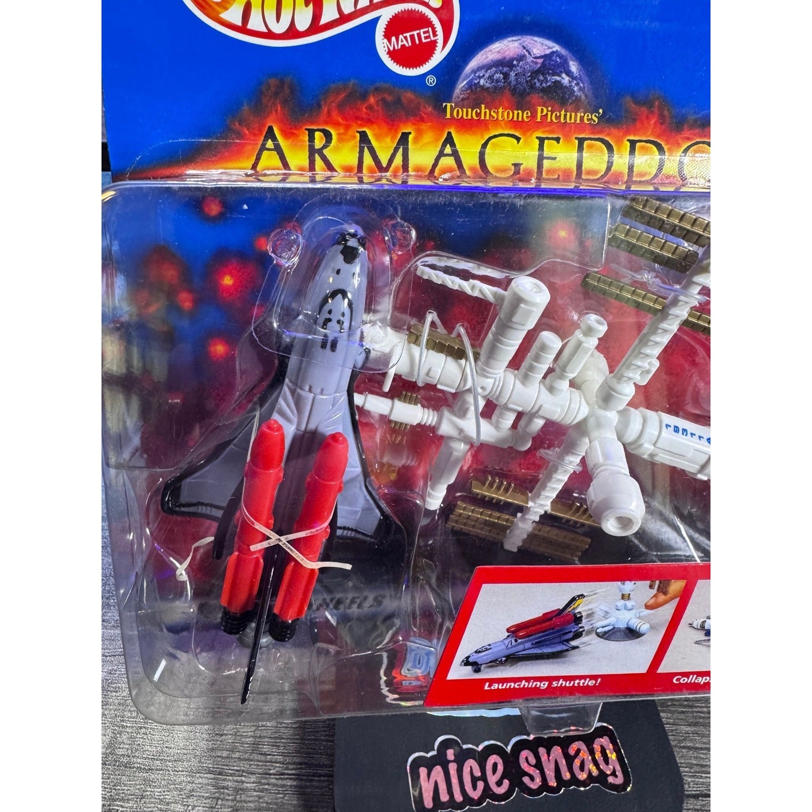Hot wheels 1997 Armageddon action sites space station