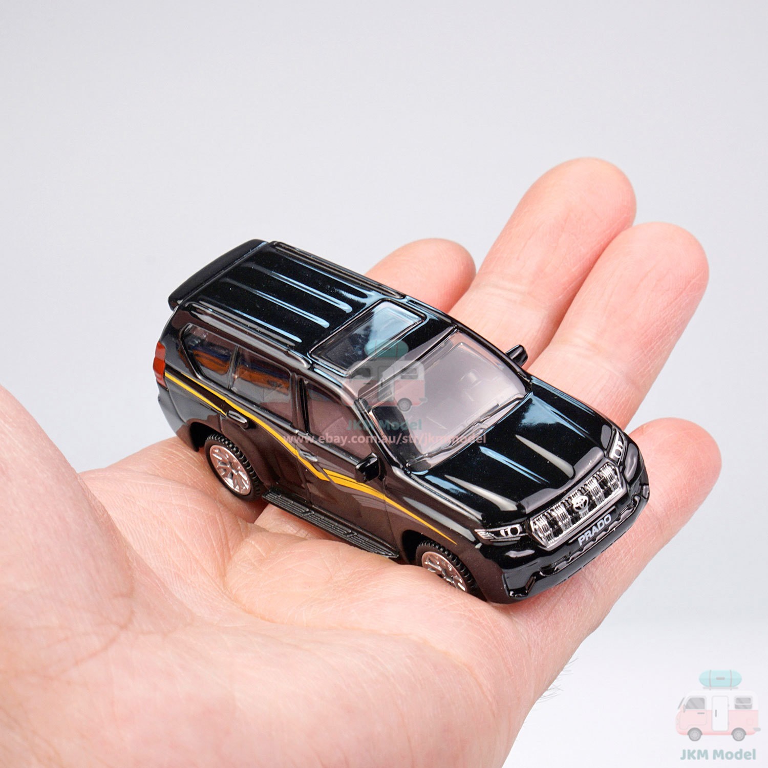 1:64 Toyota Land Cruiser Prado Model Car Diecast Vehicle Collection Gift Black