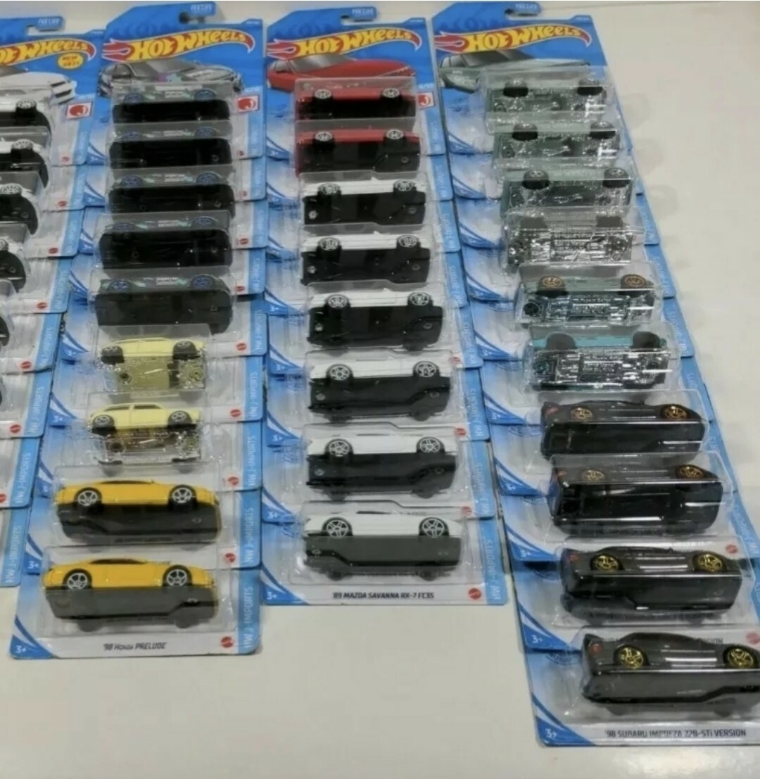 JDM HOT WHEELS GRAB BAG LOT OF 6 RANDOM PULLED JDM NISSAN,HONDA,TOYOTA,MAZDA