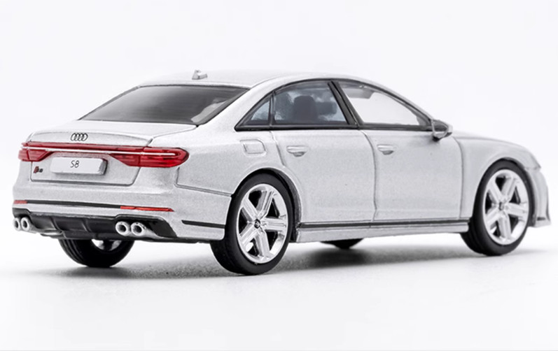 GCD 1/64 Scale Audi S8(D5) Diecast Car Model Toy Collection Gifts 4 Colors