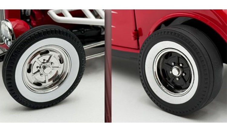 ACME 1:18 Scale Hot Rod Wheel and Tire Set – A1805026W