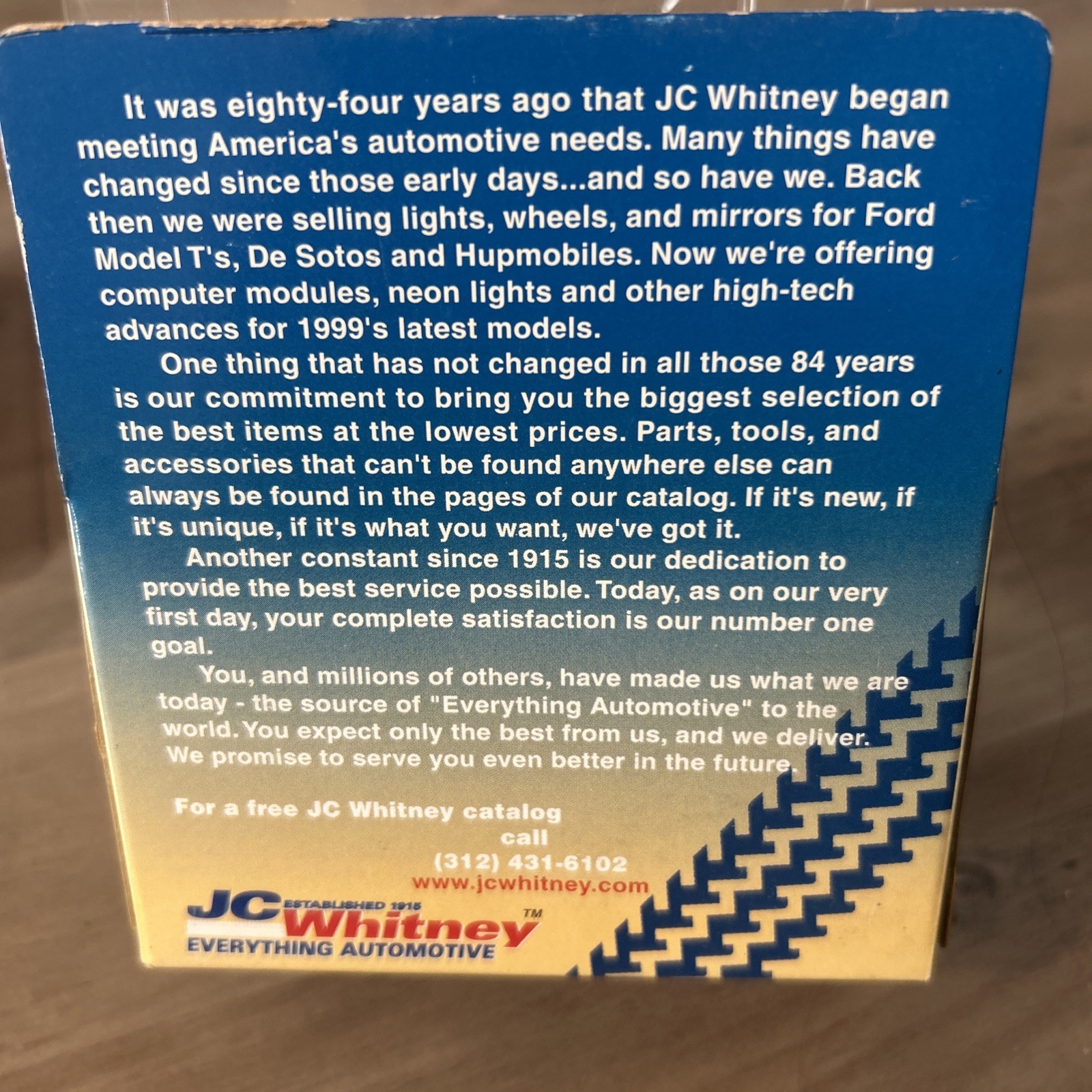 Hot Wheels ‘40 Ford Truck Delivery JC Whitney Collector 1998