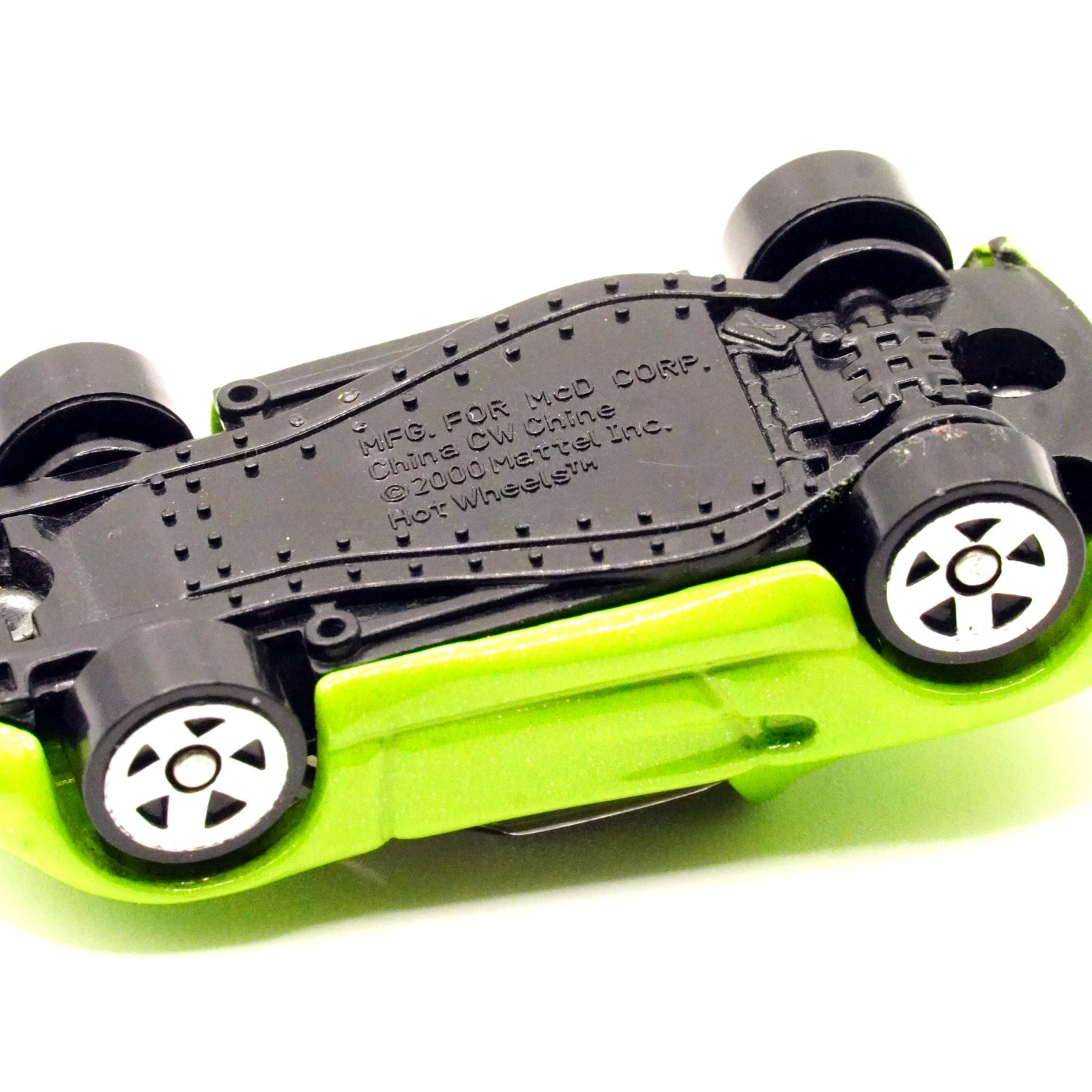 Hot Wheels McDonald’s Promo Car Green 2000 Mattel 1:64 Scale Diecast Used