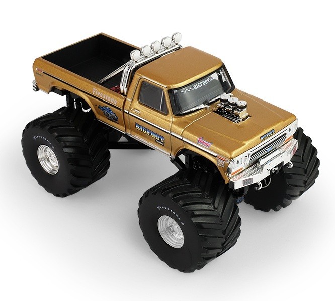 Greenlight 88061 Bigfoot #1 50th Gold 1979 Ford F-250 Monster Truck 1:43 Scale