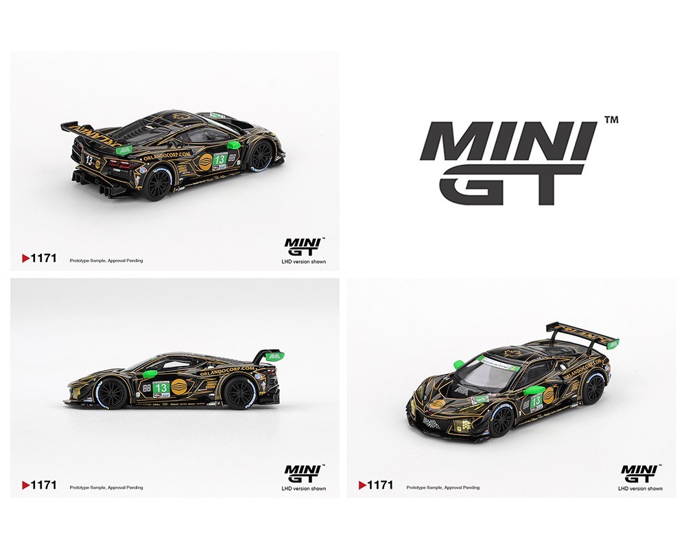Chevrolet Corvette Z06 GT3.R #13 AWA 2025 IMSA 1:64 Scale Model – TSM MGT01171
