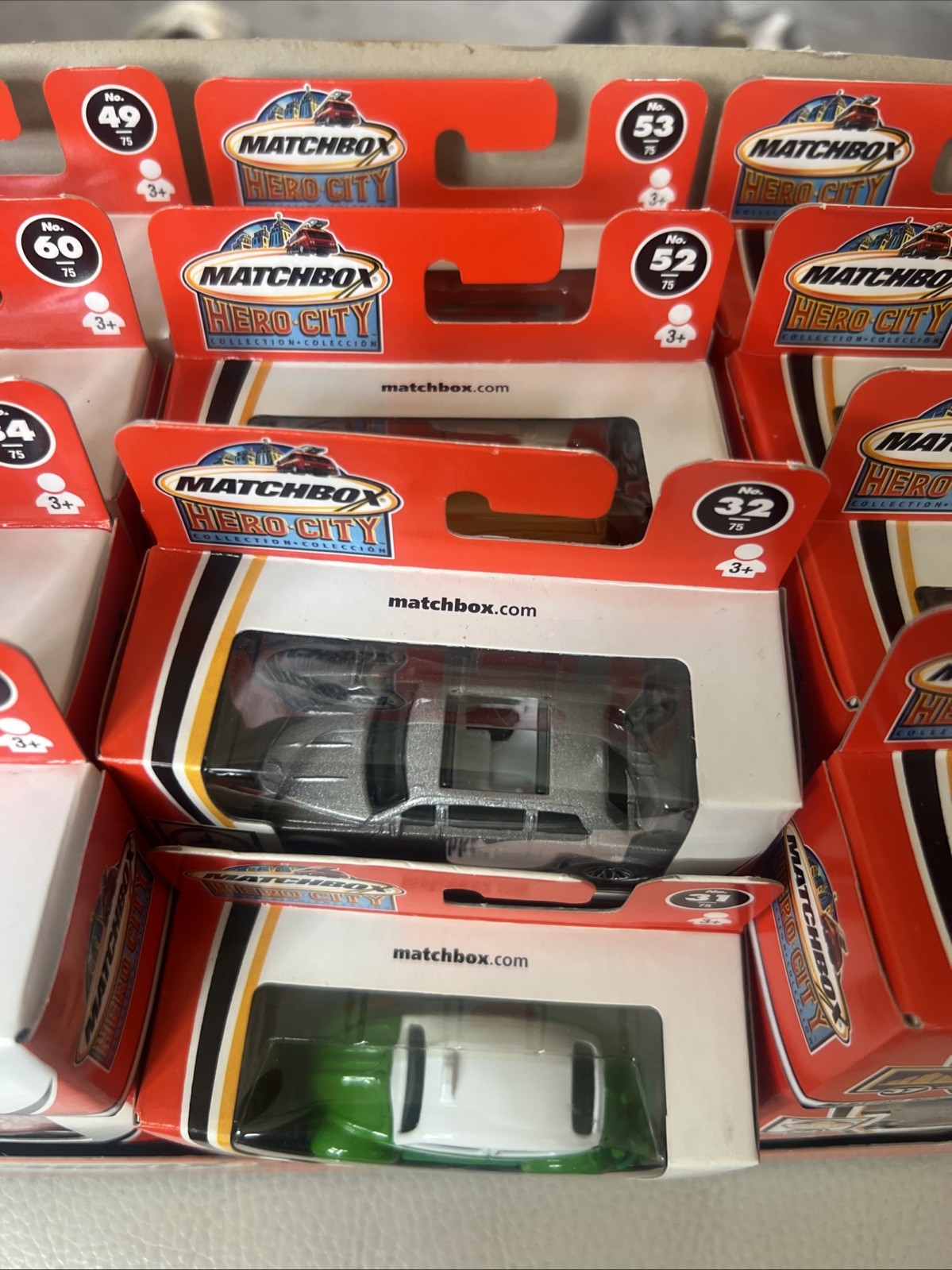 matchbox boxed cars Hero City Vintage job lot 35 various cars.