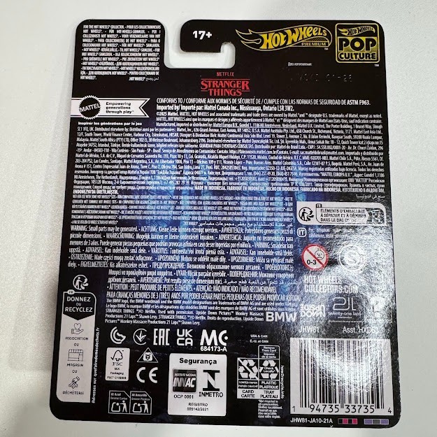 Hot Wheels Premium 2025 Pop Culture Stranger Things 1983 BMW 733i 1:64