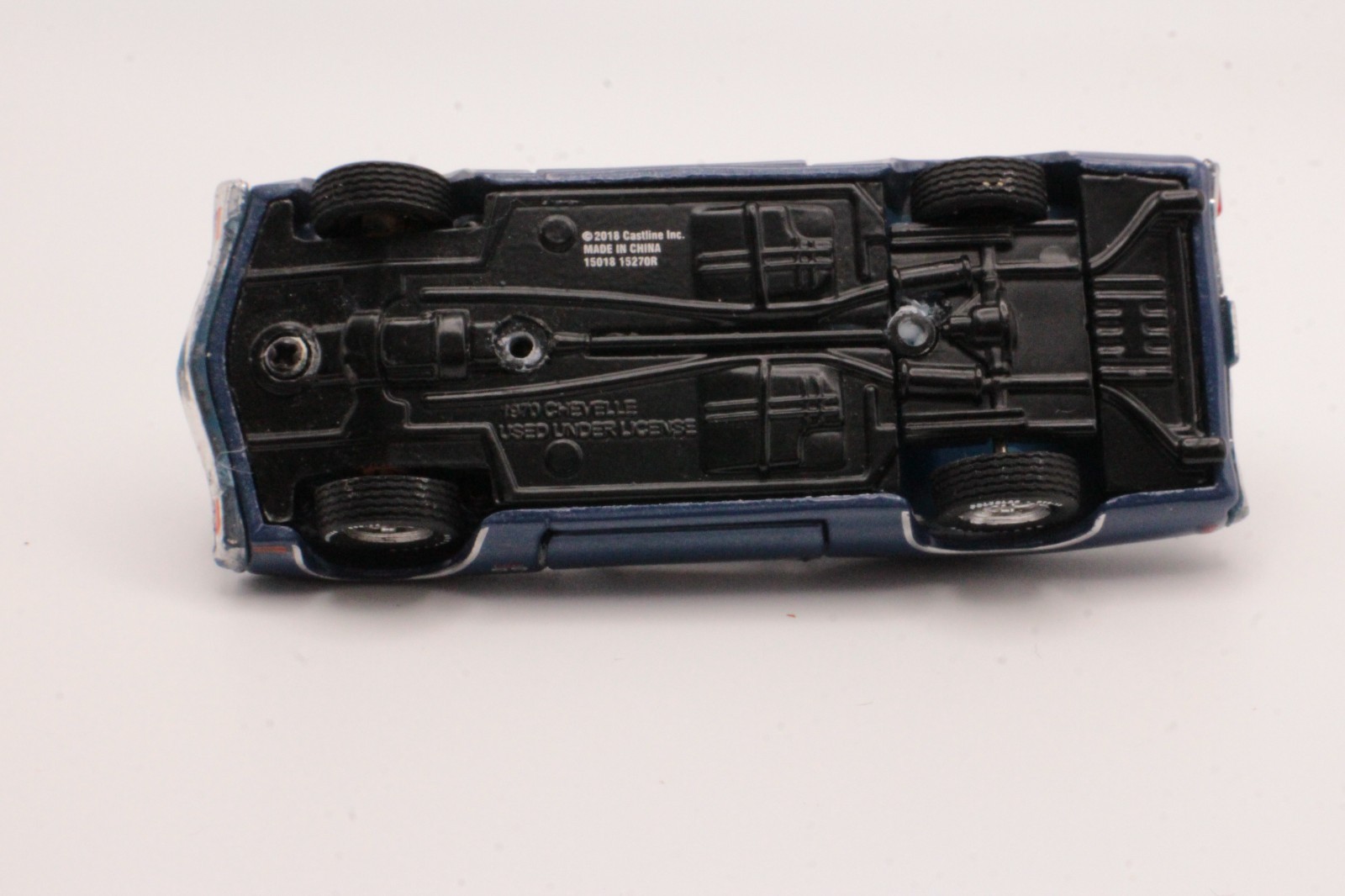 M2 Machines Detroit Muscle 1970 Chevrolet Chevelle SS 454 Blue White 1:64 Loose