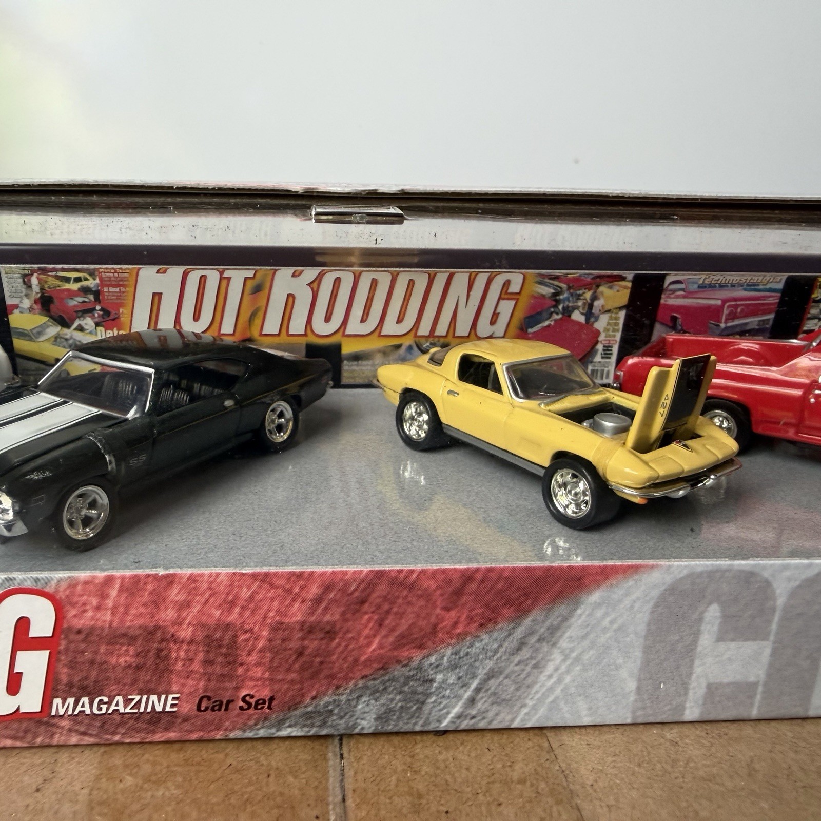 Lot (4) Hot Wheels Collectibles Sets Hard Rock Camaro Muscle Rodding Night Races