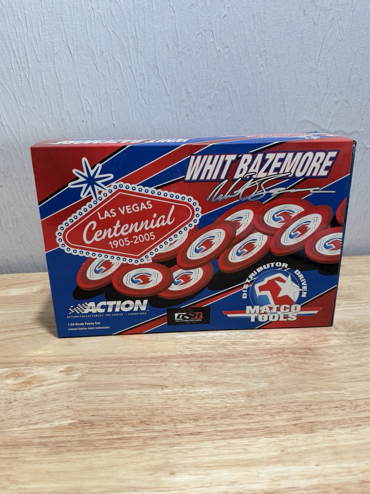 WHIT BAZEMORE 1/24 MATCO TOOLS Las Vegas DODGE STRATUS FUNNY CAR 2005 ACTION