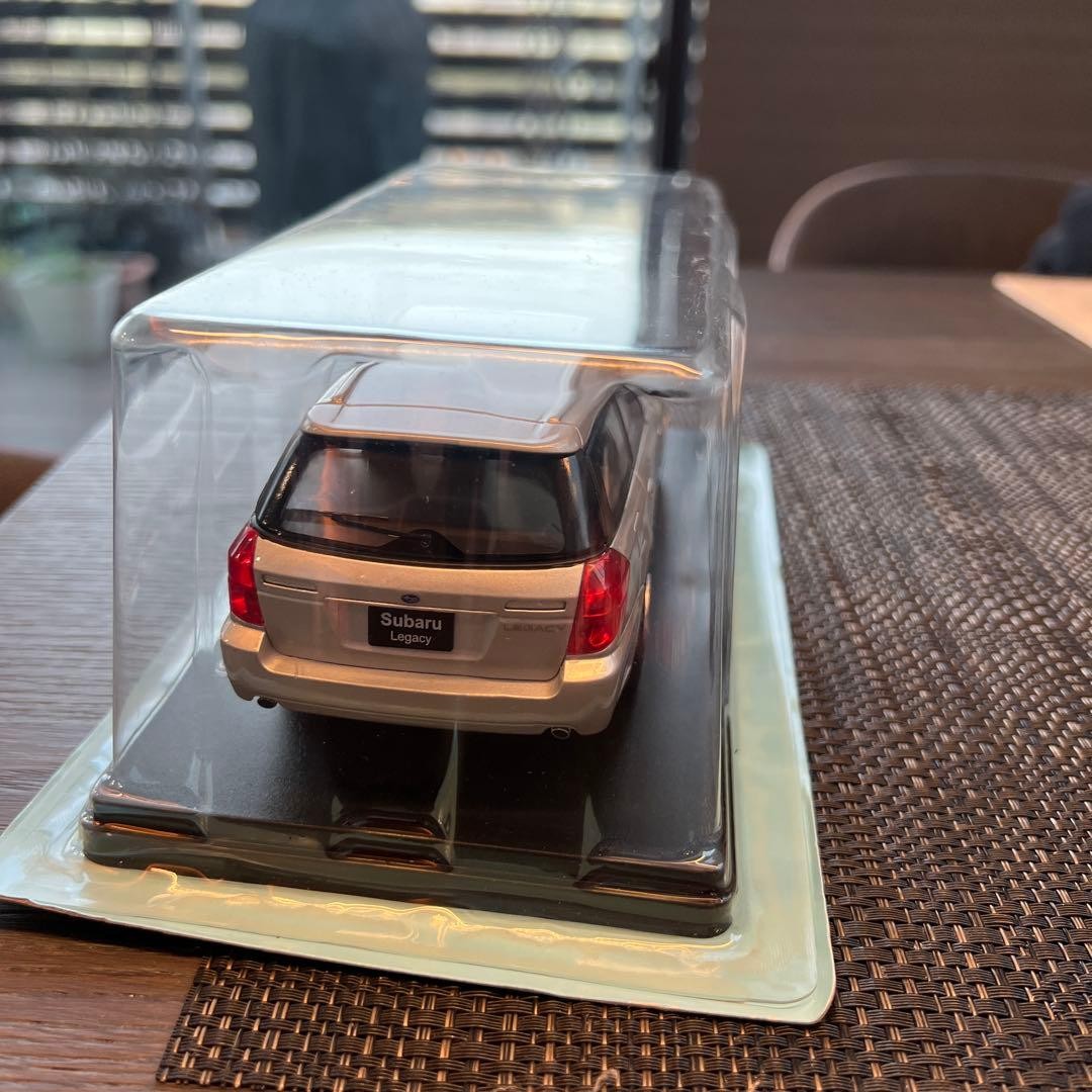 Subaru Legacy Touring Wagon 2003 1/24 Scale Model Silver Not specified