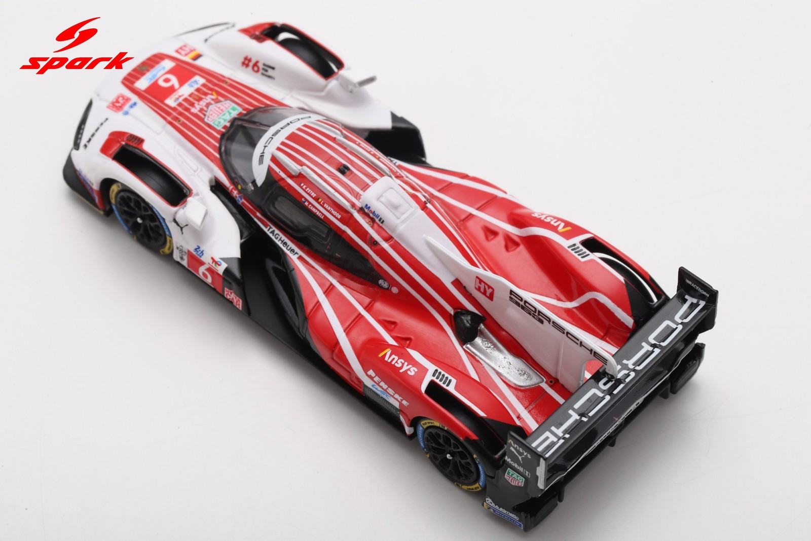 Spark 64S064 1/64 Porsche 963 No.6 PENSKE MOTORSPORT 2nd Le Mans 24H 2025