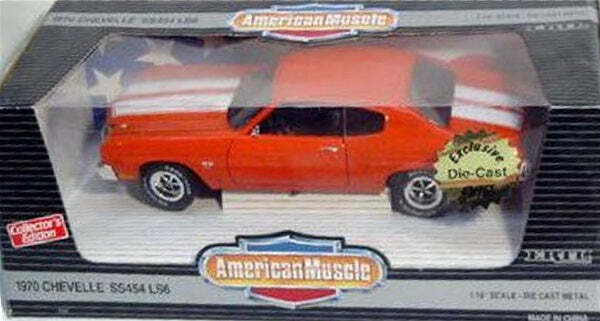 1:18 Ertl Chevy Chevelle ’70 SS 454 LS6 sunflower yellow, orange MIB