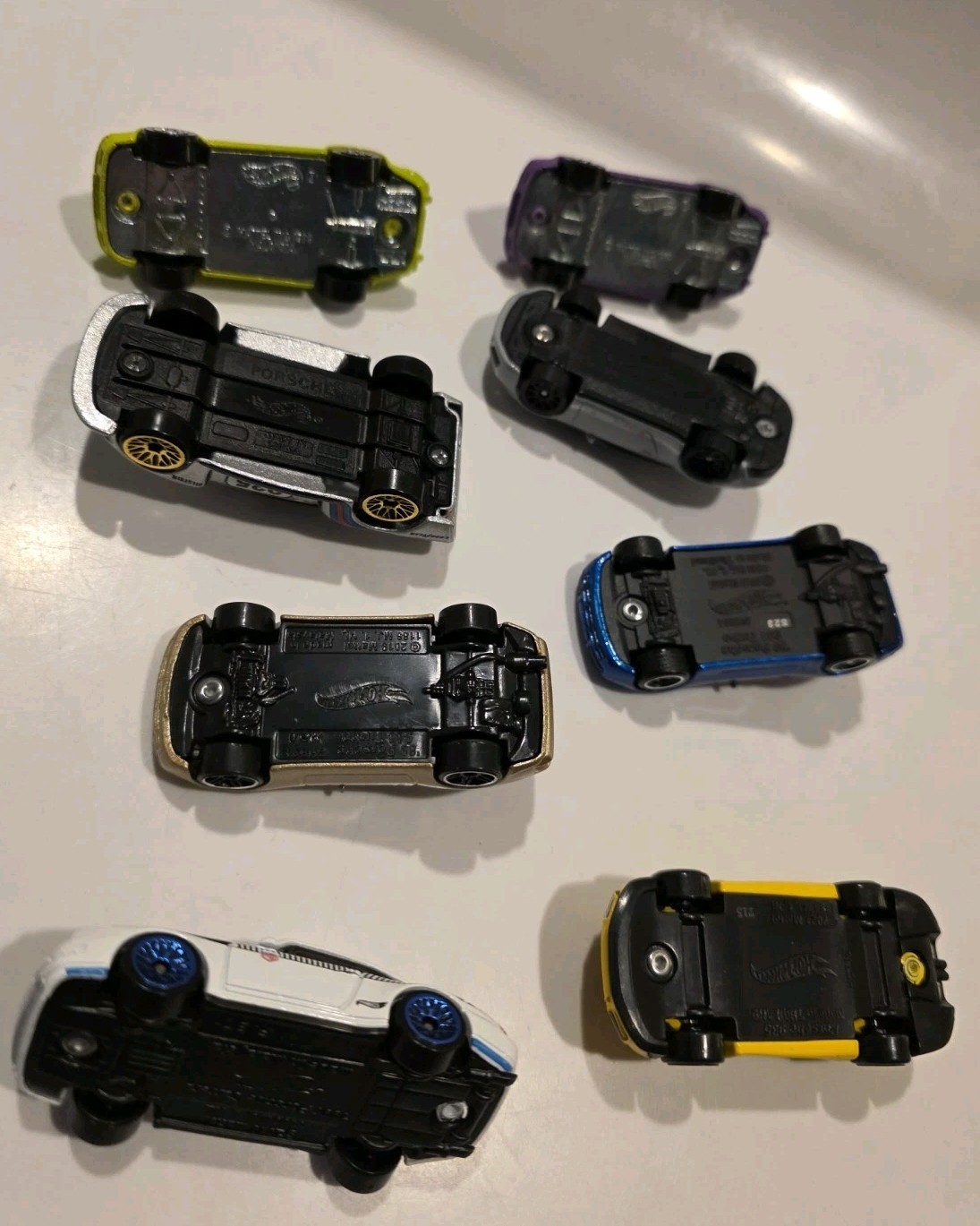 HOT WHEELS PORSCHE 935 934 911 930 LOT OF 12 LOOSE DIECAST PURPLE SILVER LOOK