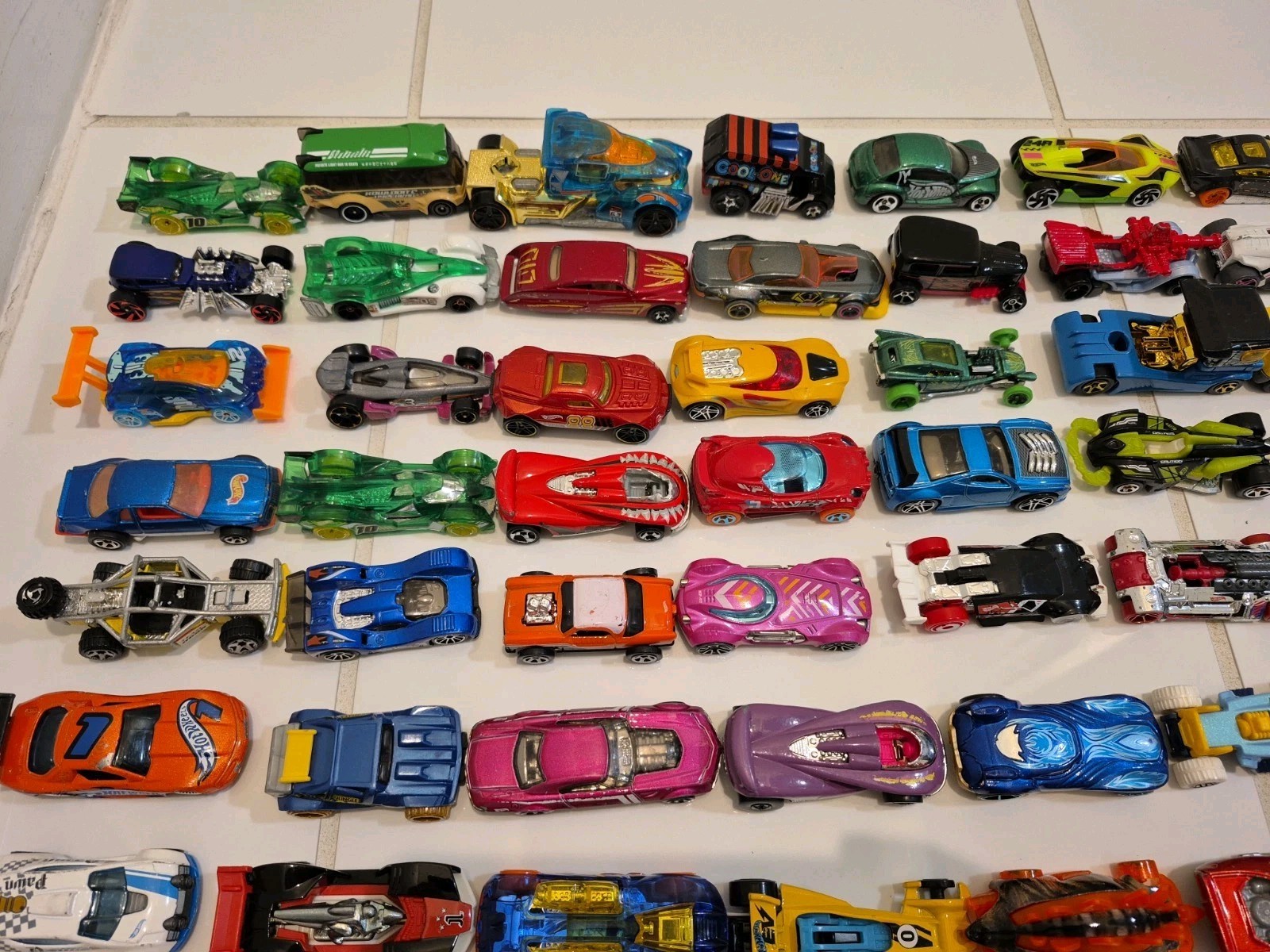 Lot of 100 Hot Wheels Cars: Loose, Variety of Years, Fantasy Castings #3