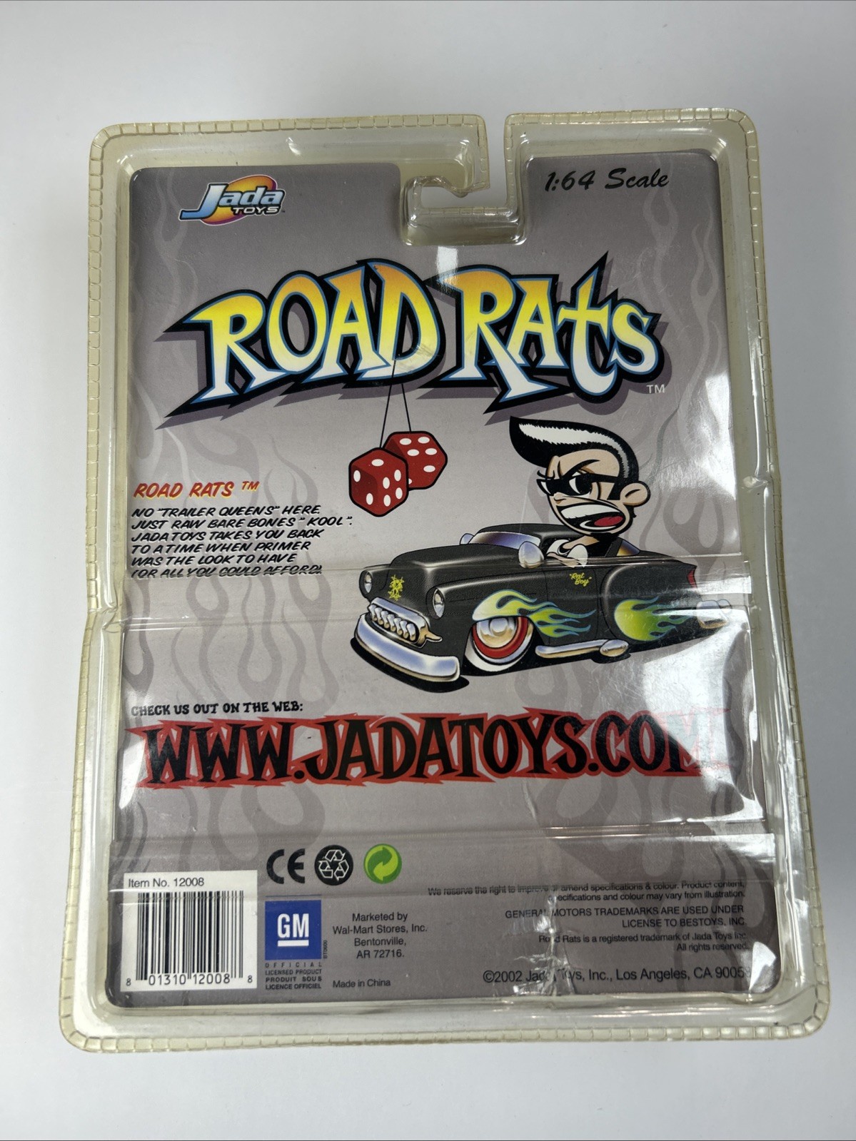 VTG NOS Sealed 2002 Jada Toys Road Rats Mixed Lot of 12 Hot Rod 1:64 Diecast