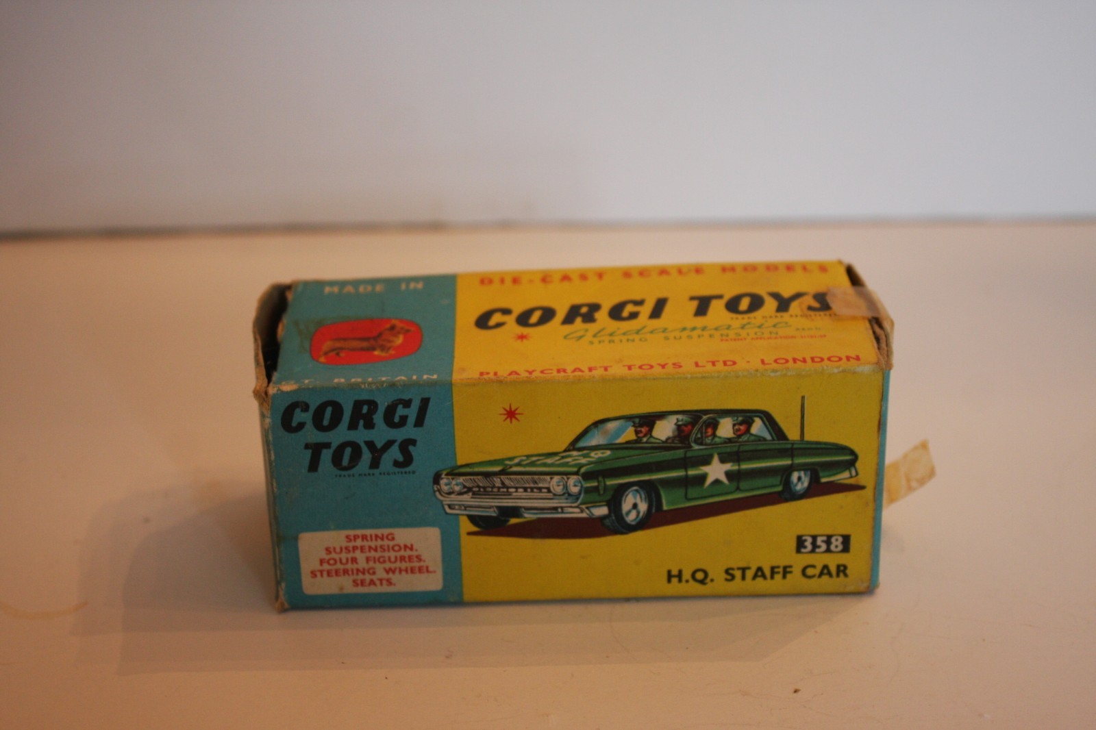 Corgi 358 U.S Oldsmobile H.Q Staff Car in Original Box