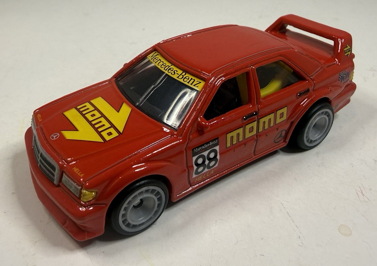 Hot Wheels Car Culture Mercedes-Benz 190E 2.5-16 MOMO Real Riders 1:64 Scale