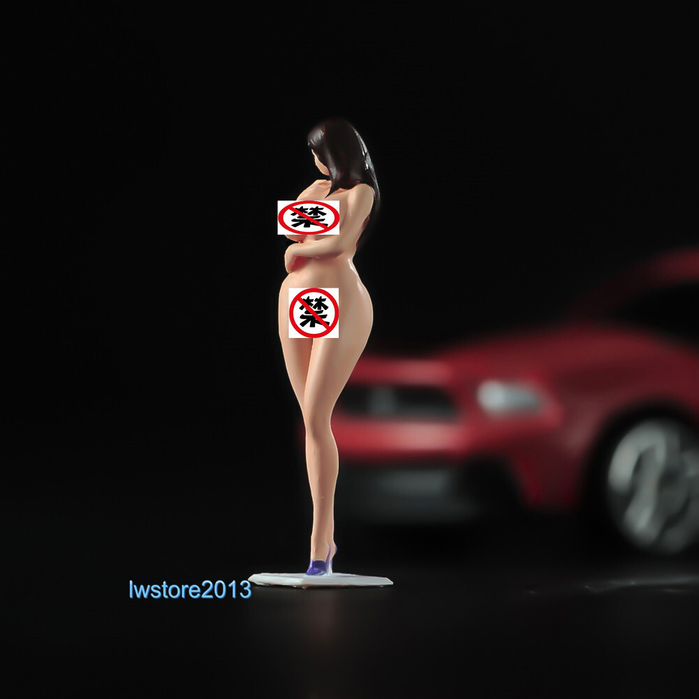 1:64 Beauty Girl Scene Props Mini Figure Figurines Model For Cars Vehicles Dolls