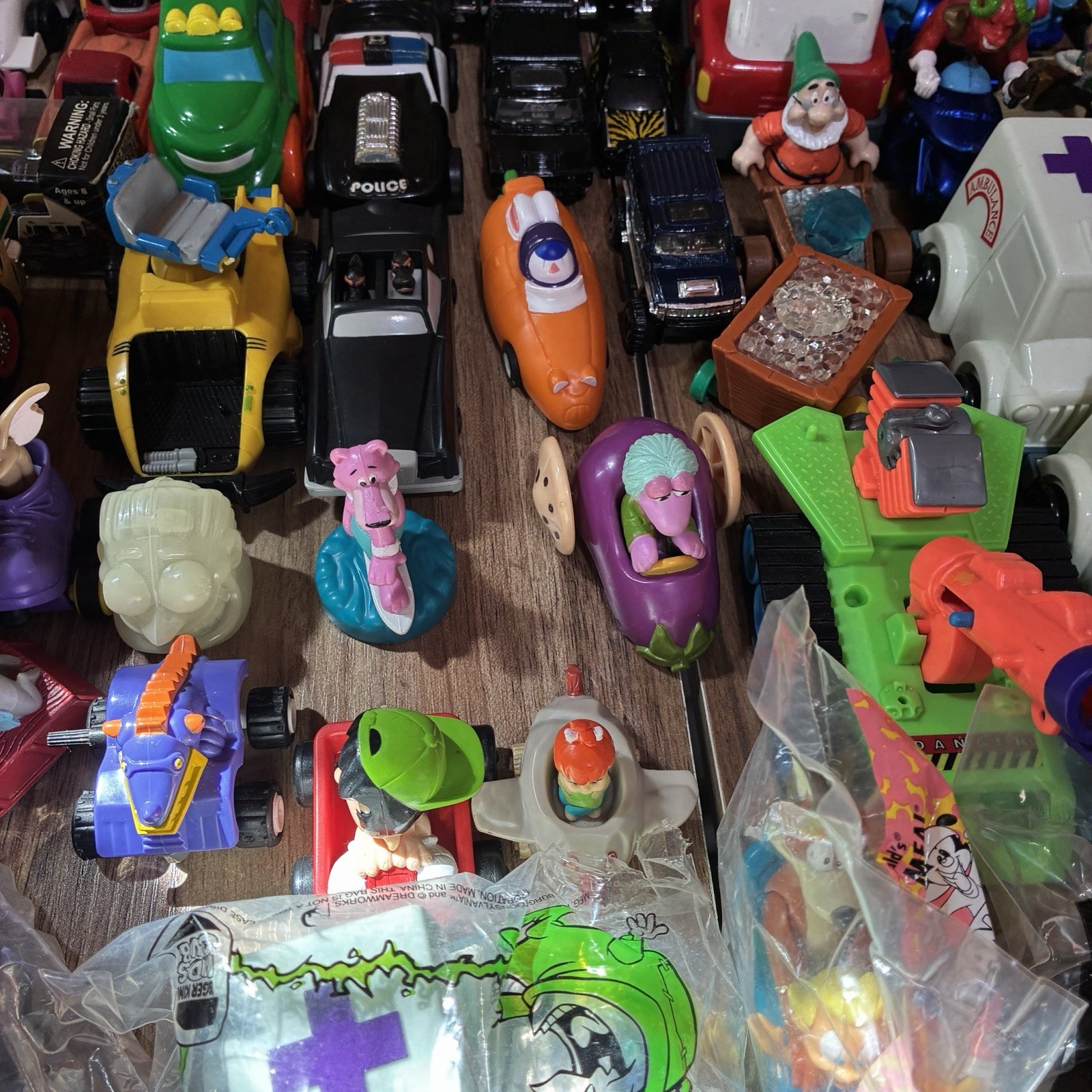 Toy Car Lot Including A Bunch Of Different Variety As Seen In Photos !!