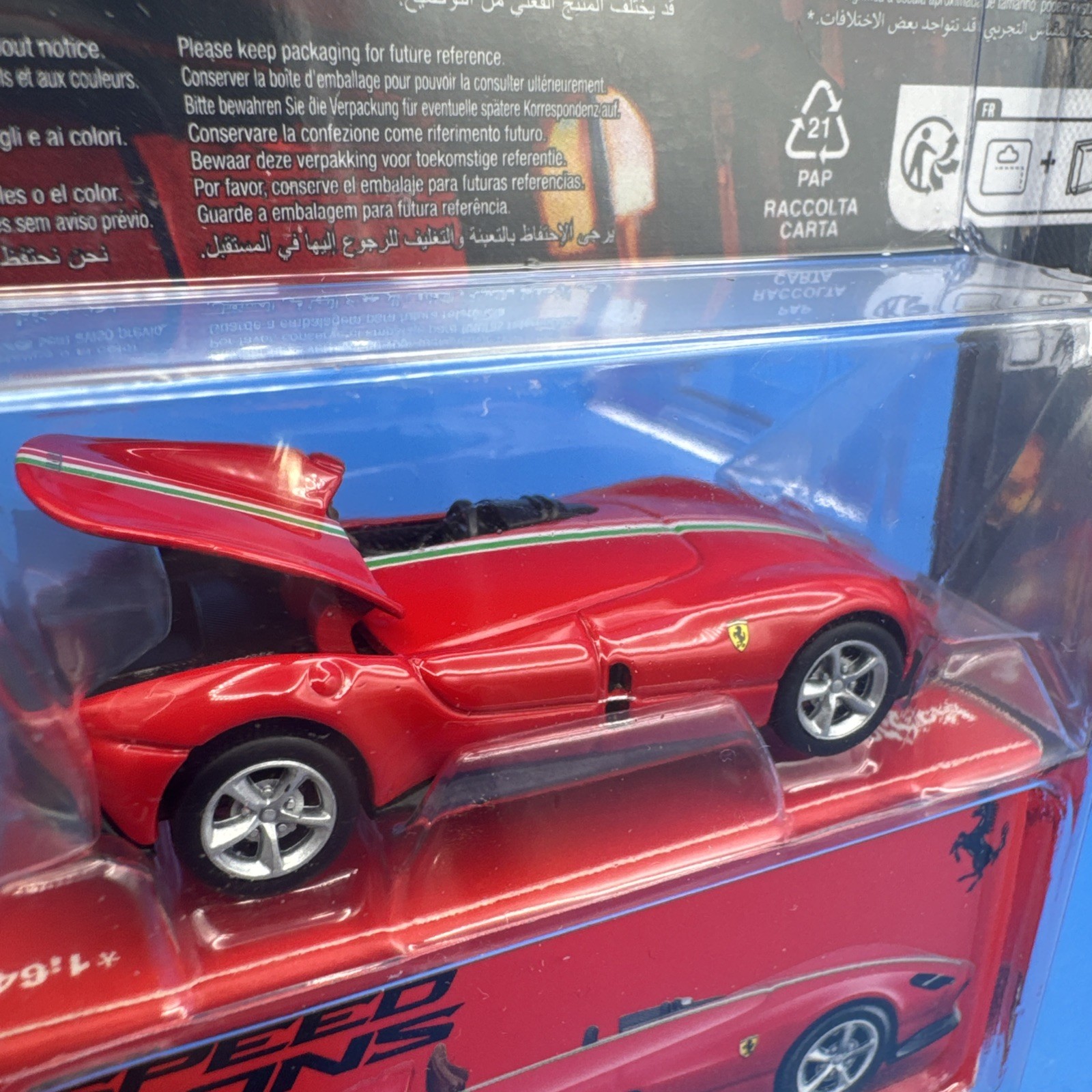 Maisto Speed Icons Ferrari Monza SP1 Daytona SP3 296 GTB Assetto Fiorano – Lot 3