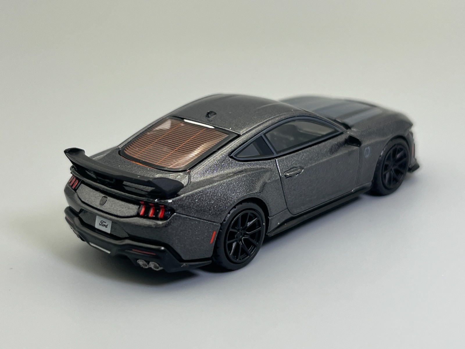Ford Mustang Dark Horse Carbonized Gray S650 MiniGT 957 1/64 scale