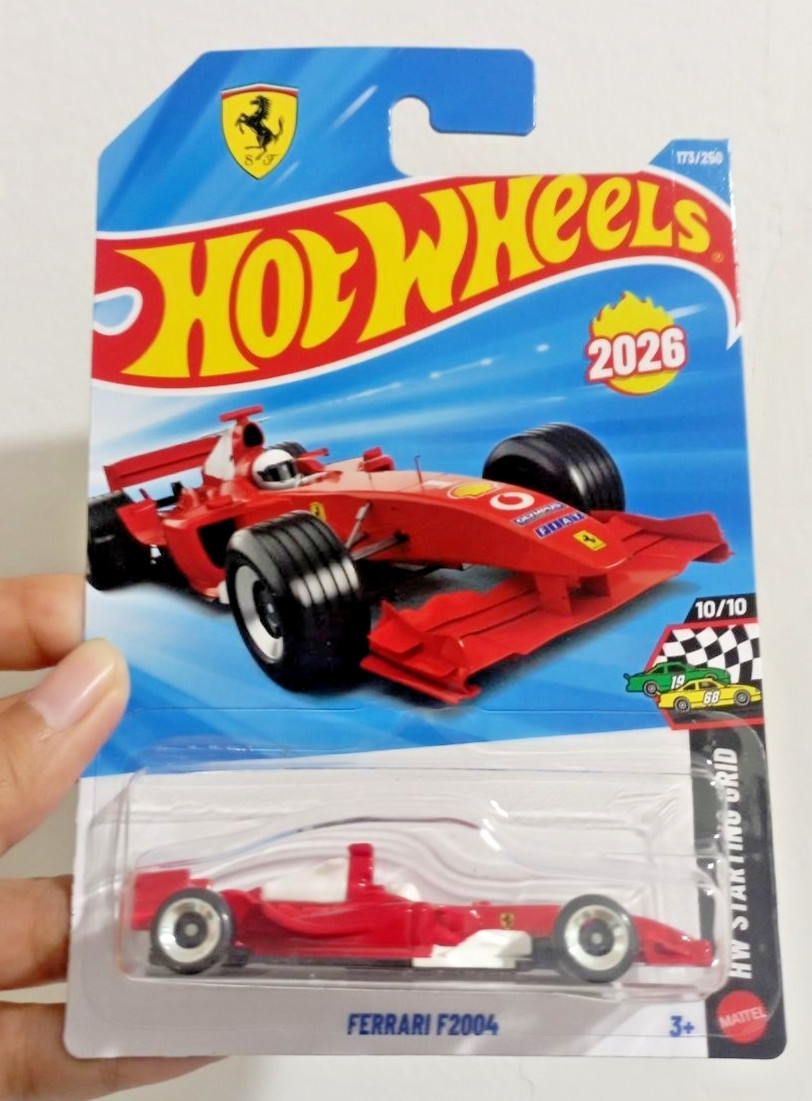 Hot Wheels 2026 Case M Ferrari F2004 Formula 1 – International Card #173