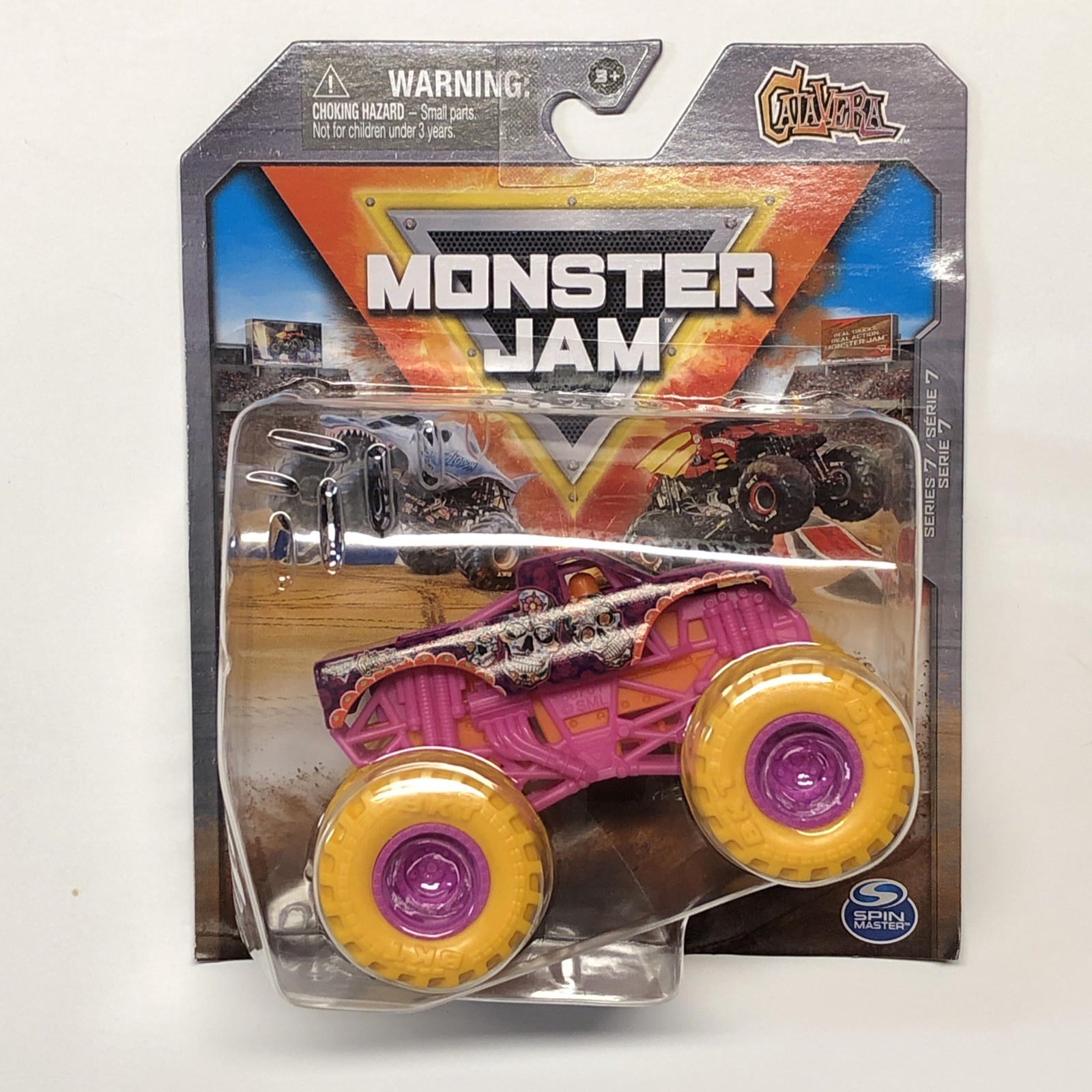 Monster Jam Truck Calavera 1/64 Scale Series 7 True Metal by Spin Master