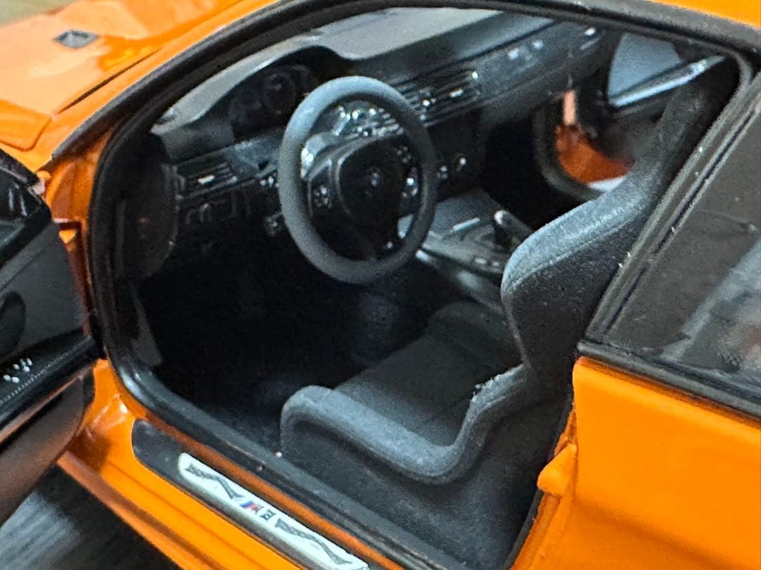 Kyosho BMW M3 GTS 1/18 Scale Diecast Model Orange Discontinued 2016 from Japan