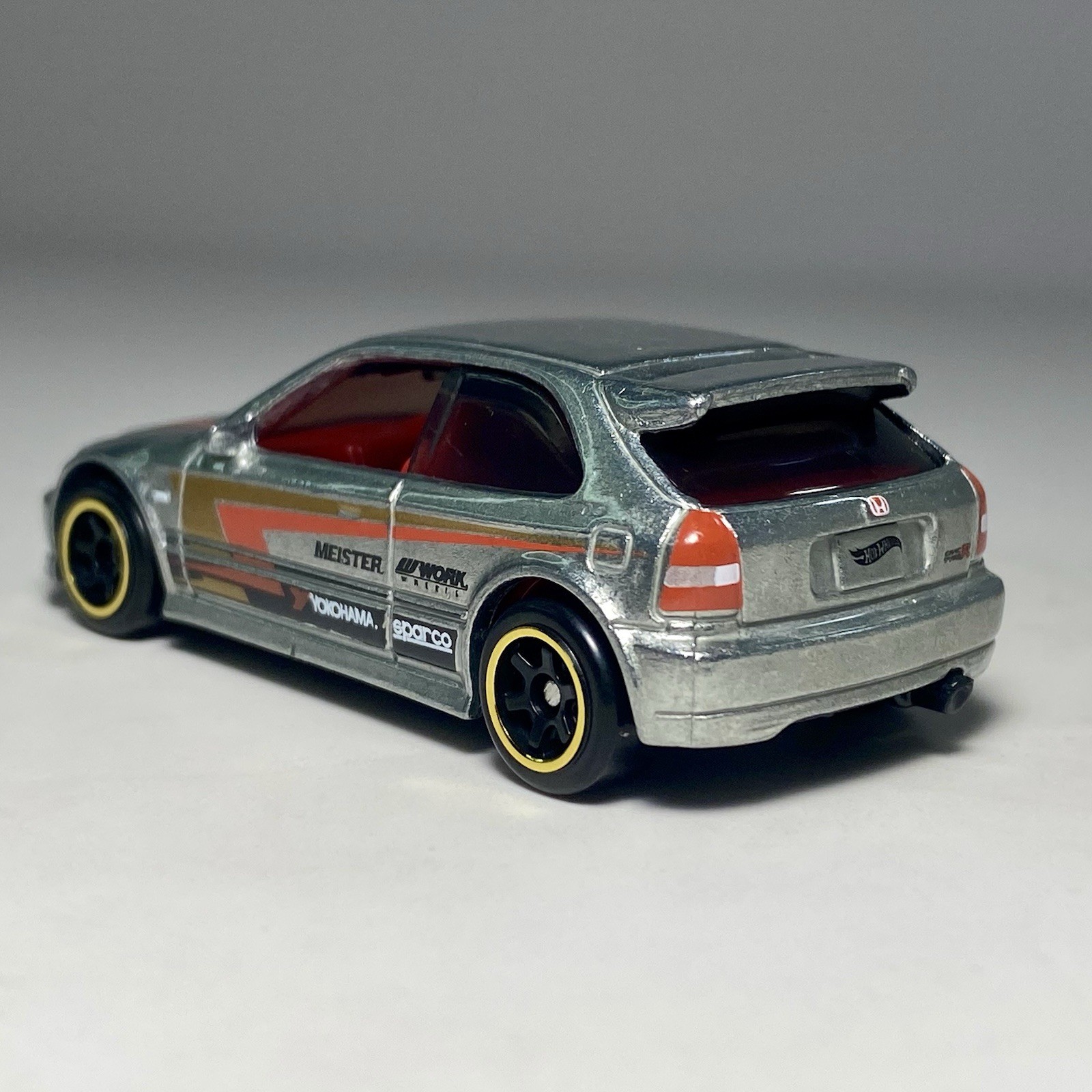 Hot Wheels Silver Series 1999 Honda Civic Type R EK9 Zamac 1:64 Diecast JDM RHD