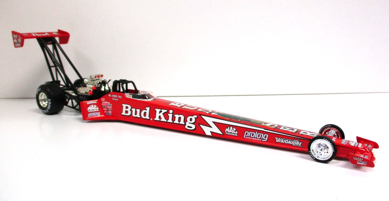 ACTION KENNY BERNSTEIN BUDWEISER LOUIE THE LIZARD 1998 TOP FUEL DRAGSTER 1/24