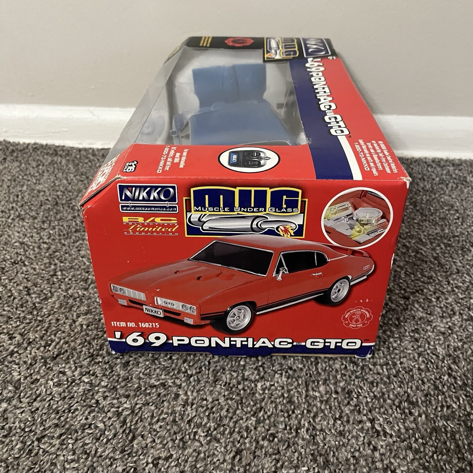 Vintage NIKKO RC 1969 Pontiac GTO Great Shape (Mug Series) 1:16 Radio Controlled
