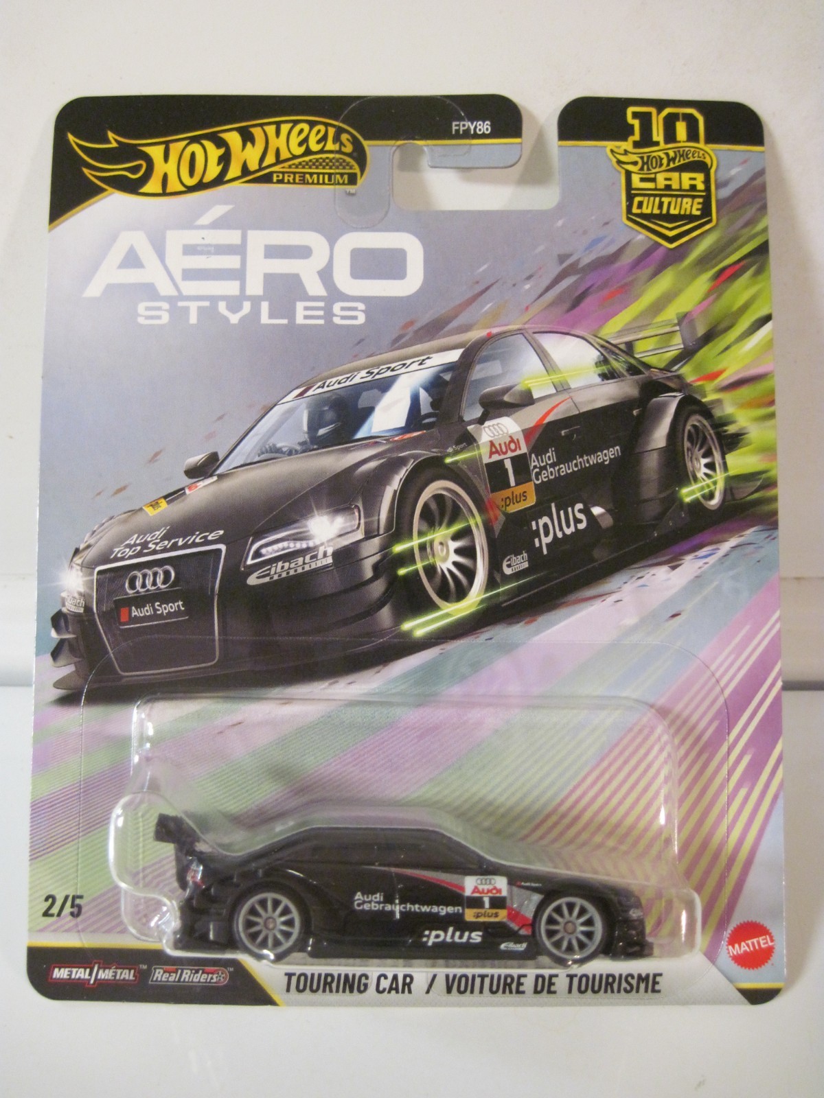 Hot Wheels 2026 Car Culture Aero Styles 2008 Audi A4 Touring Car