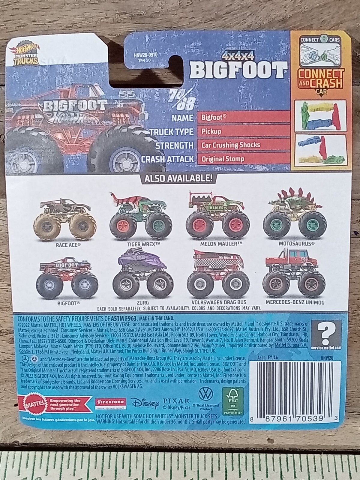 HOT WHEELS MONSTER TRUCKS 4×4 BIGFOOT MONSTER TRUCKS LIVE 8/8