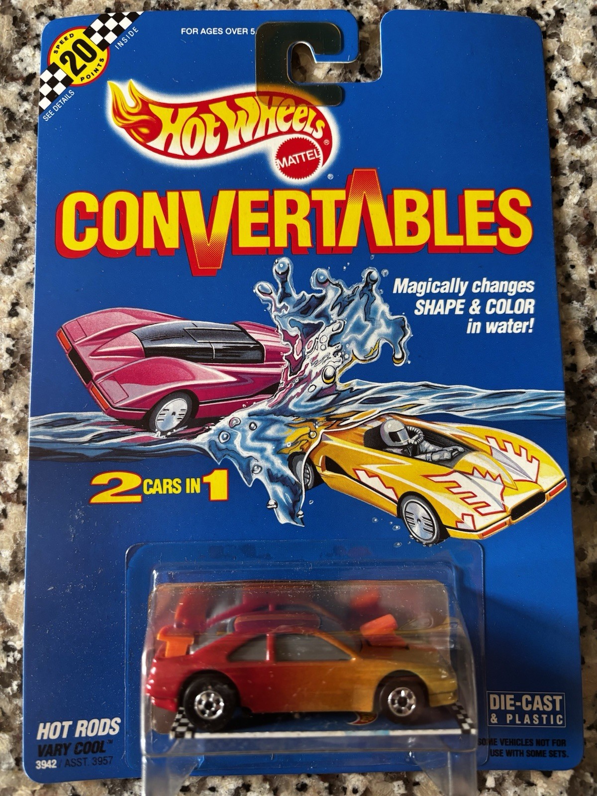 1990 Mattel Hot Wheels Convertables